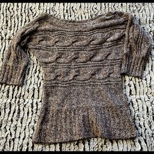 American Rag wide shoulder sweater
